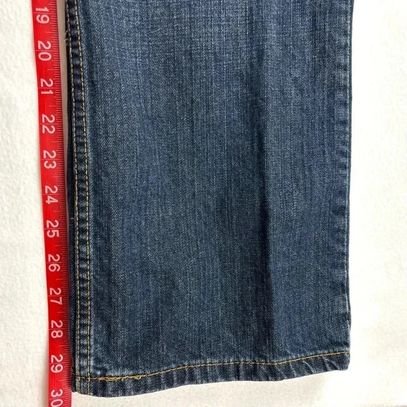 Levi’s 527 Med Wash Fading & Whiskering Mens Classic Butcut Jeans Size 36/30 - Picture 15 of 16